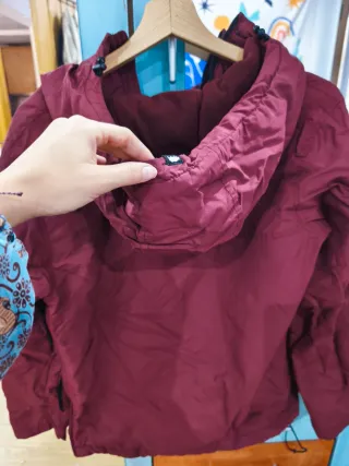 Cortavientos Pacific Republic Morado Impermeable