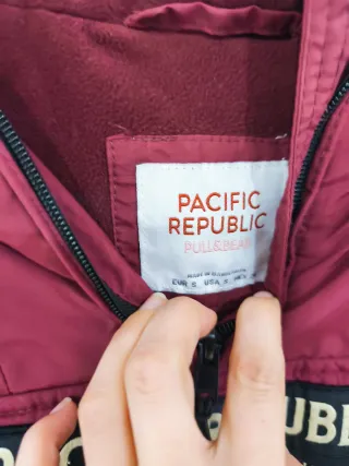 Cortavientos Pacific Republic Morado Impermeable