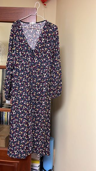 Vestido Midi Floral Talla 40