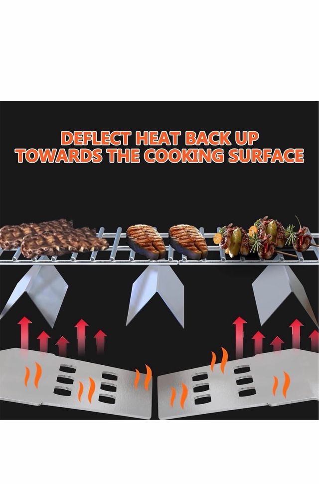 GFTIME Placa térmicade 33,7 cm para Weber Genesis