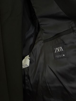 Traje Zara Negro Hombre
