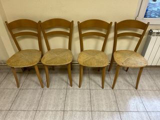 Sillas Madera y Yute