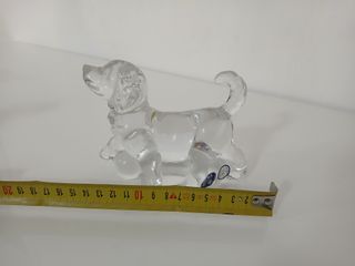 Cane in Cristallo Boemia - Scultura Originale