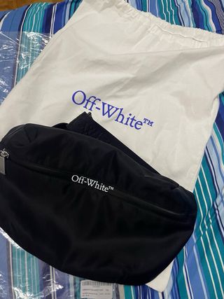 Marsupio Off-White con stampa - Nero