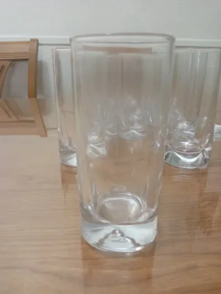 Vasos de licor de cristal