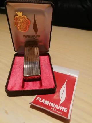 Mechero Flaminaire Chapado en Oro