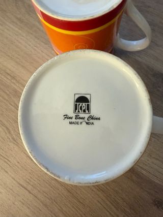 Juego de 2 tazas de cerámica