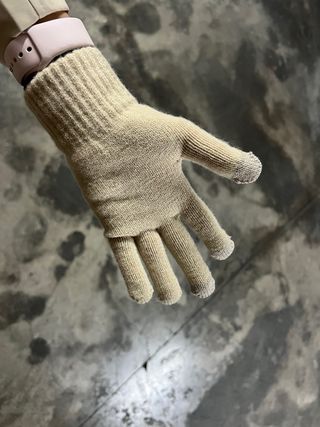 Guantes Moncler Beige