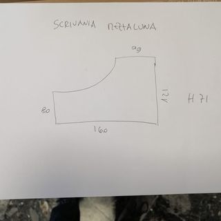 N.1 Scrivania modulare per ufficio