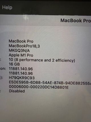 MacBook Pro 14 2021