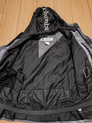 Chaqueta Columbia Talla M Niño Gris