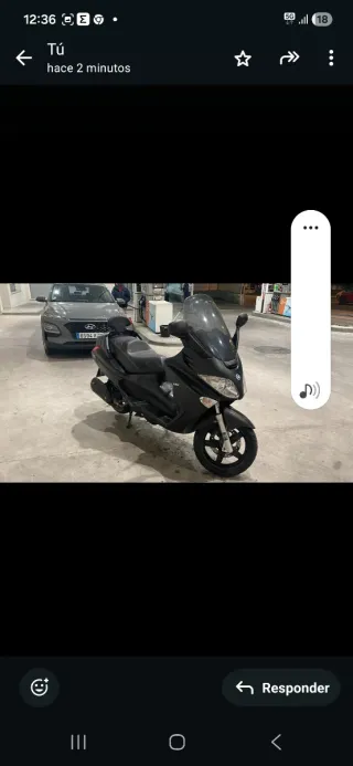 Moto Scooter 125cc Automática en muy bien estado
