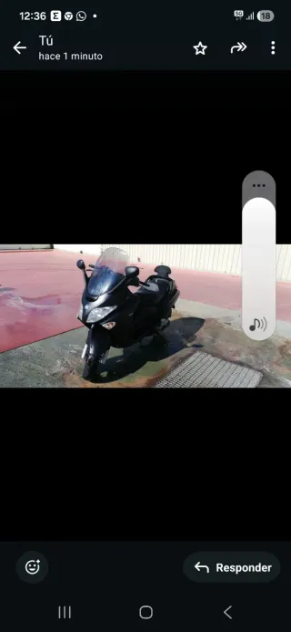 Moto Scooter 125cc Automática en muy bien estado