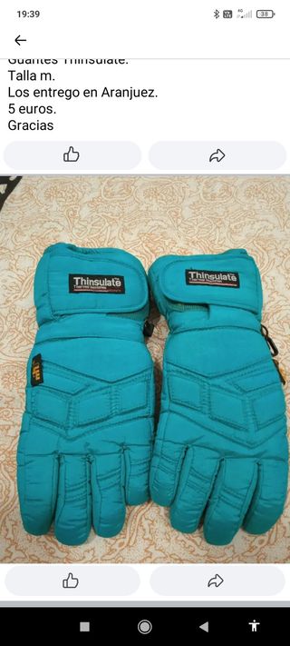 Guantes Thinsulate