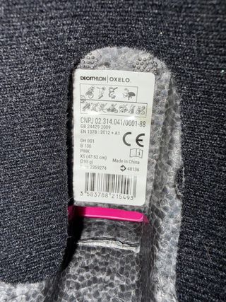 Patines en linea rosas y morados mas casco.