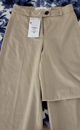 Pantalón Bershka Beige Talla XS/34