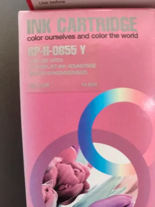 Pack 4 cartuchos compatibles HP 655