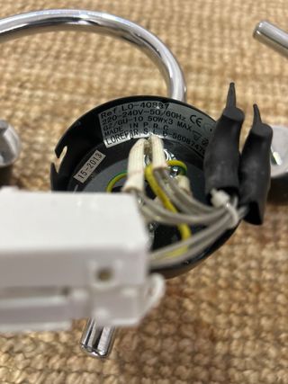 Focos de techo negros LED