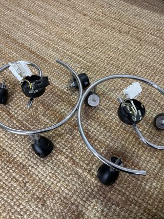 Focos de techo negros LED