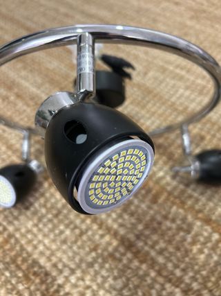 Focos de techo negros LED