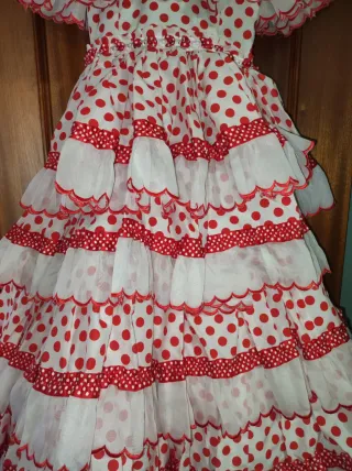 Traje de flamenca niña lunares