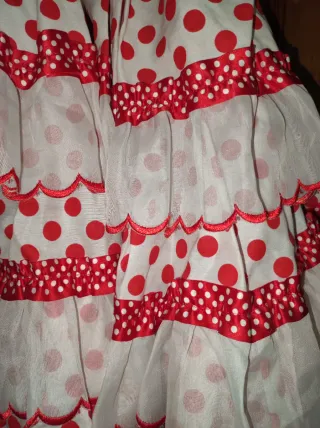 Traje de flamenca niña lunares