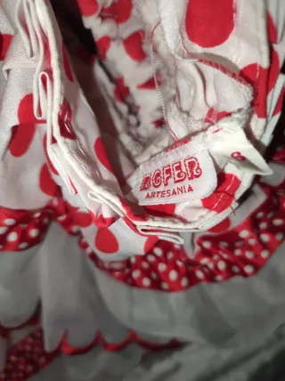 Traje de flamenca niña lunares