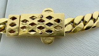 CADENA CUBANA ORO 18 QUILATES.