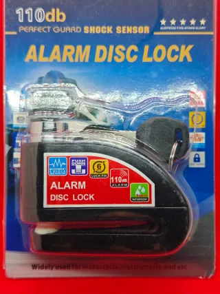 Candado Alarma Moto 110db Impermeable