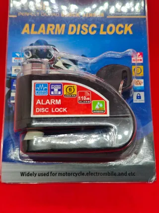 Candado Alarma Moto 110db Impermeable