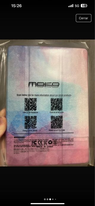 Funda iPad Pro 10.5 Moko sin abrir