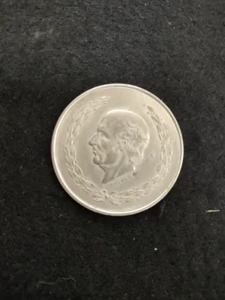 Plata moneda 5 pesos mexicanos 1951