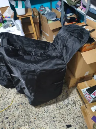 Cubre piernas moto negro