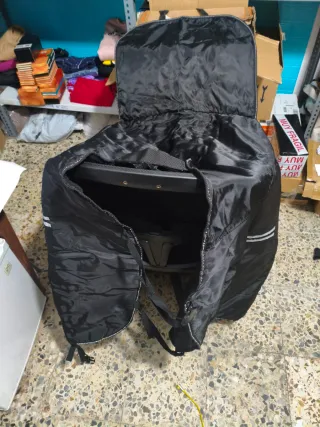 Cubre piernas moto negro