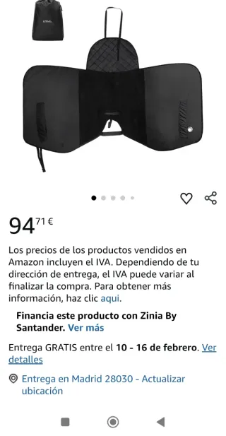 Cubre piernas moto negro