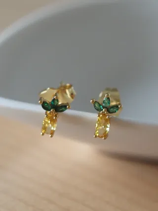 Lote de 12 pares de pendientes bisuteria.