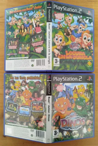 Pack Buzz Junior PS2 (Locura en la Jungla y Dinos)