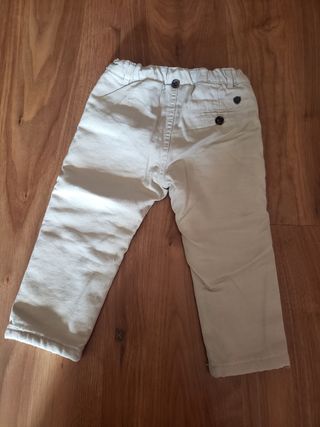 Pantalón vestir invierno niño T.18 meses