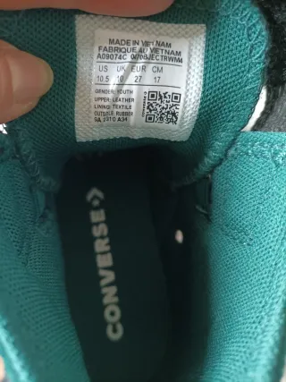 Converse CTAS Hi in vera pelle n.27