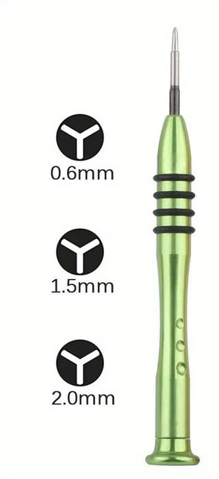 Pack destornilladores swich Triwing Y 0,6 mm 1,5