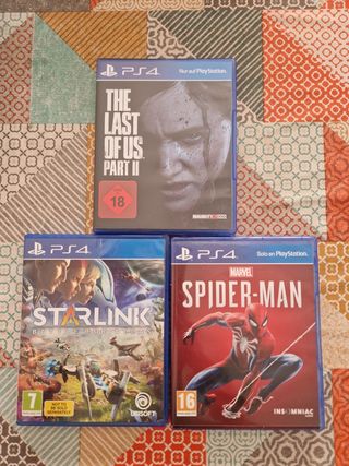 Lote PS4 Pro + Last of Us 2 + Spider-Man