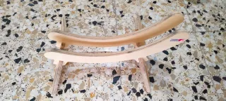Soporte de madera para bicicleta