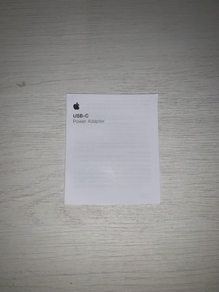 Cargador Apple USB-C 20W