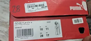 Zapatillas Fútbol Niña Puma Talla 28