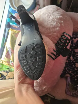 Zapatos de tacón negros para mujer una o dos puest