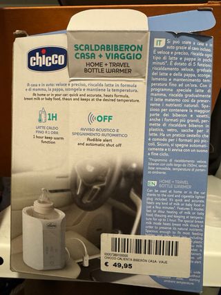 Calienta biberones Chicco Casa + Viaje