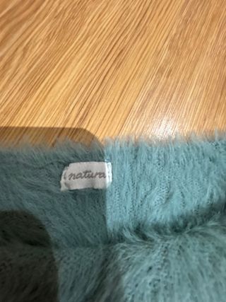 Suéter precioso verde azulado