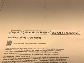 Portátil Apple MacBook Air M4 13 16GB