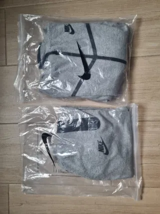 Conjunto chandal Nike Gris Dry Fit.