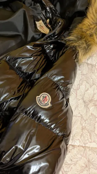 Prezzo Trattabile.L/ XL Moncler Giubbino Nero con